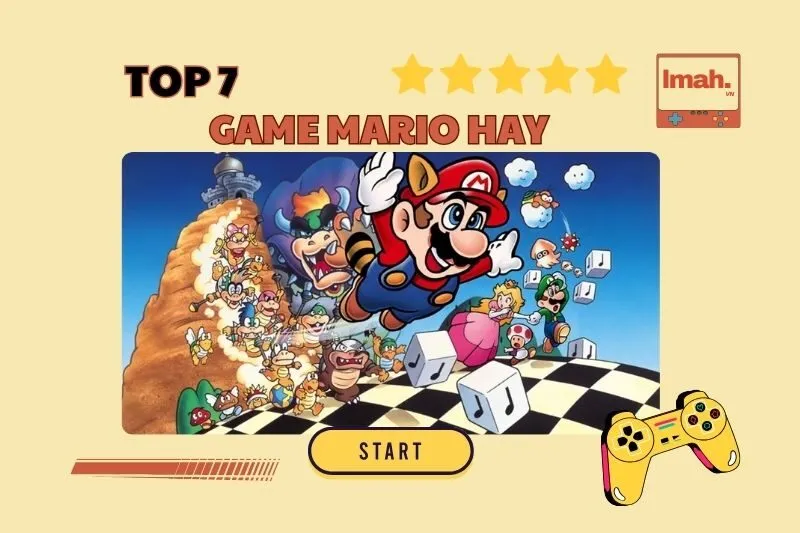 Khám Phá 7 Game Mario Hay 2025: Super Mario Run, Nấm Lùn, Bros 3