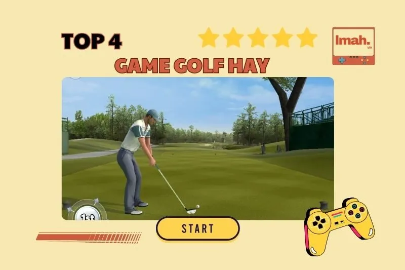 Top 4 game golf hay trên điện thoại với đồ họa 3D chân thực 2025