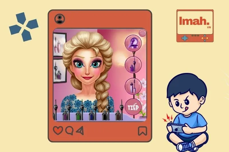 Game trang điểm công chúa