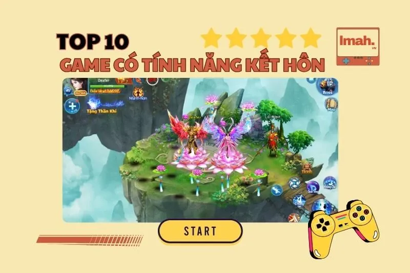 Top 10 game có tính năng kết hôn hay nhất 2025