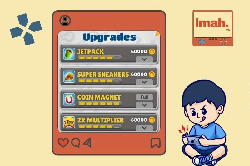 Vật phẩm tăng cường trong Subway Surfers