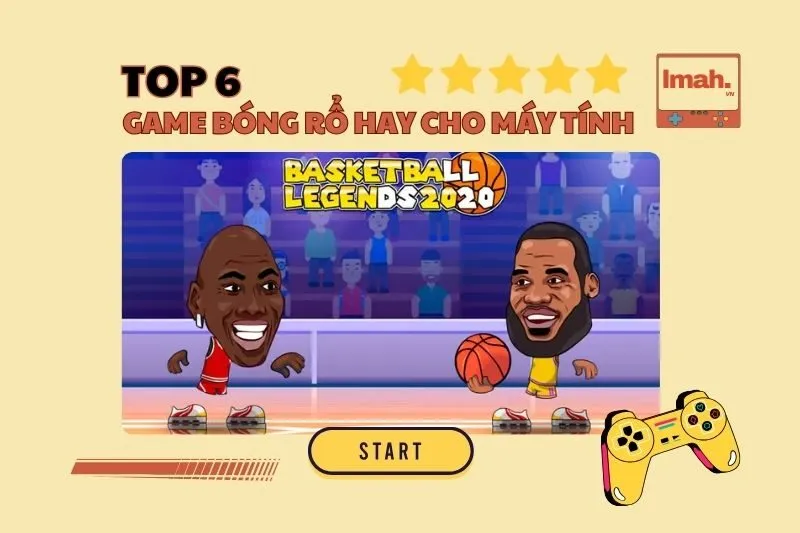 Game bóng rổ hay cho máy tính 2025: Top game NBA & đường phố