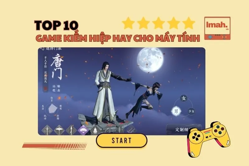 Game kiếm hiệp hay cho máy tính 2025: Top 10 game nhập vai đỉnh