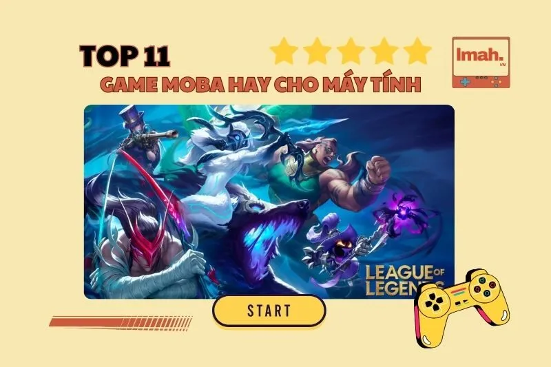 Top 11 game MOBA hay cho máy tính 2025 – Chơi là mê